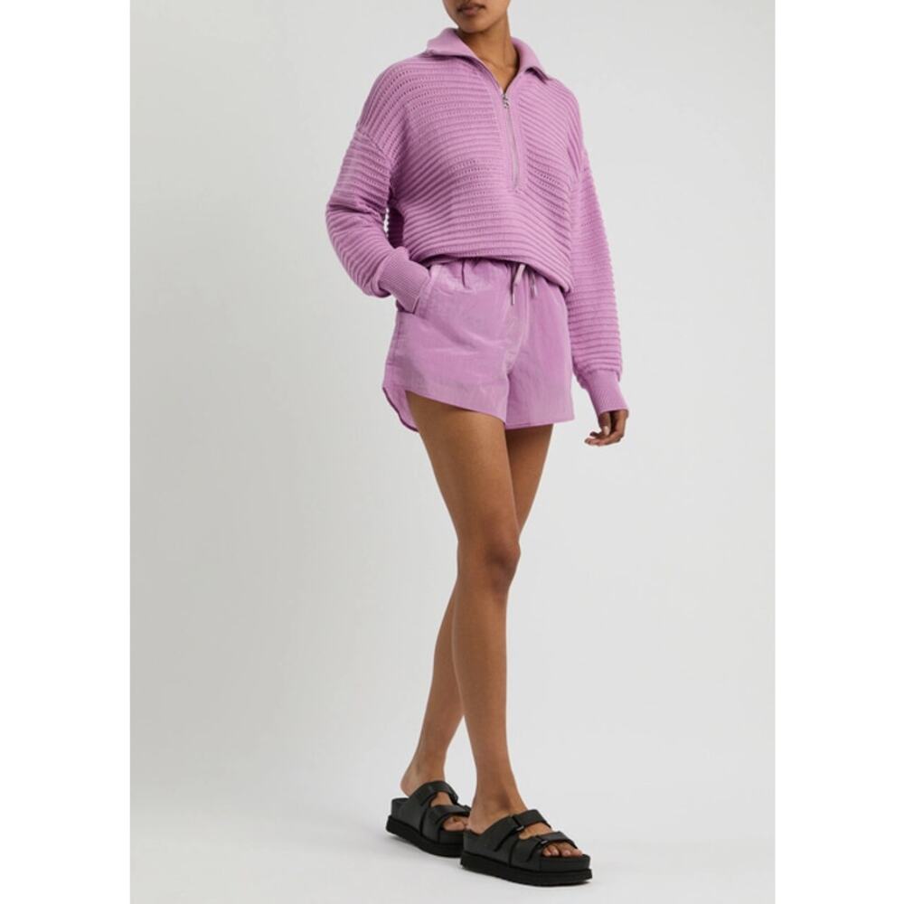 Varley Tulair Shell Shorts Purple Womens Size Large